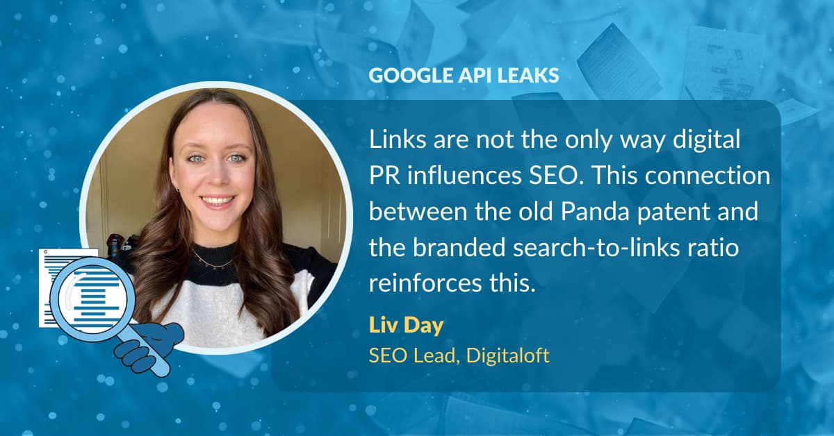 Liv Day Google API leaks quote