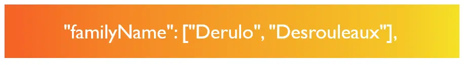 example of JSON-LD square brackets