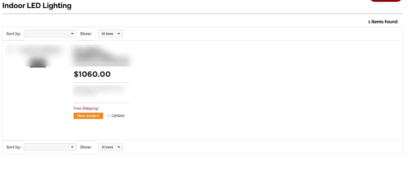 Example of thin content