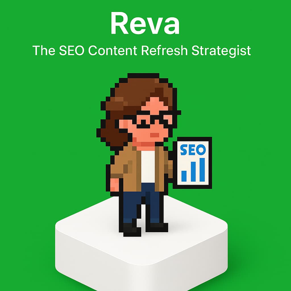 8-bit character version of Reva personified.