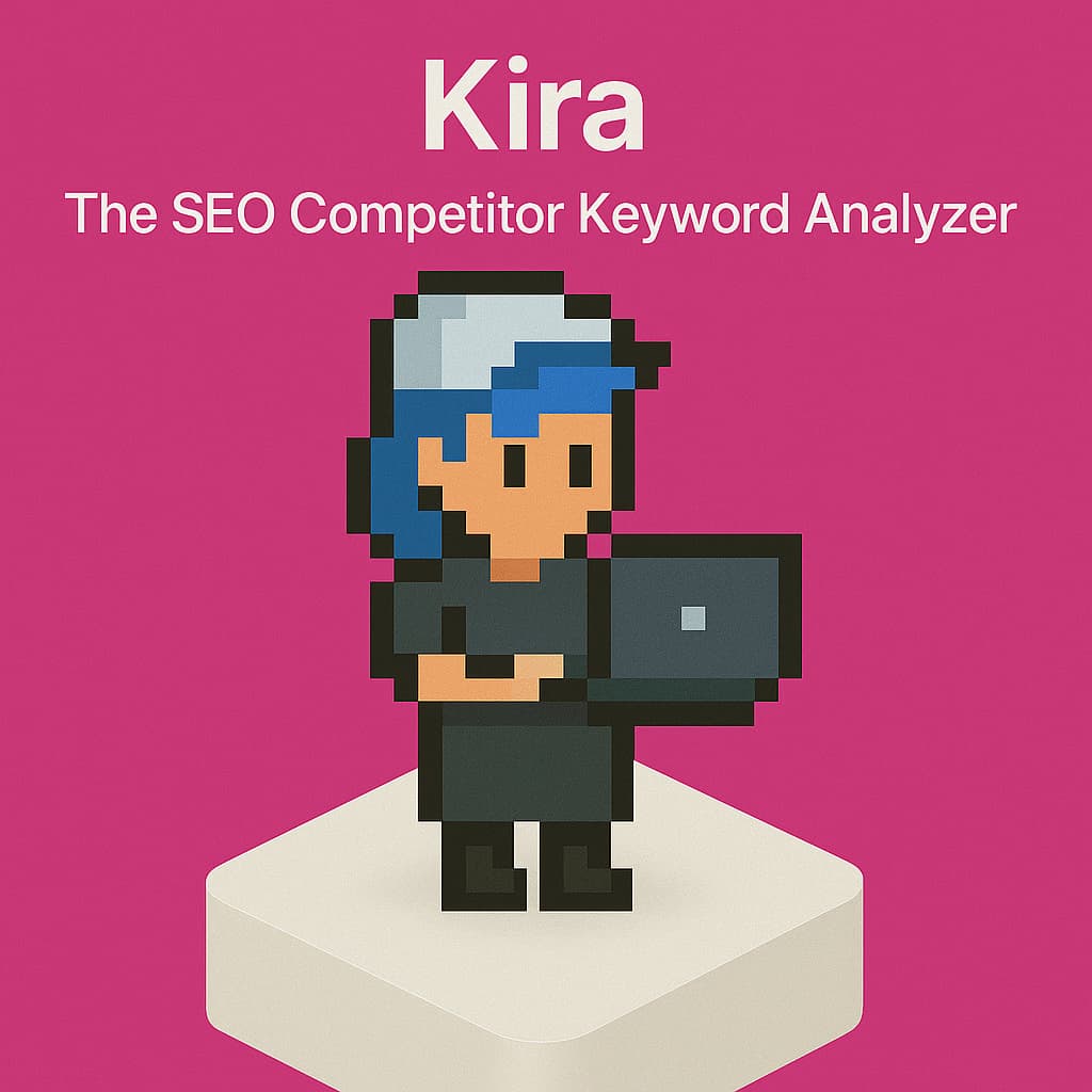 8-bit character version of Kira personified.