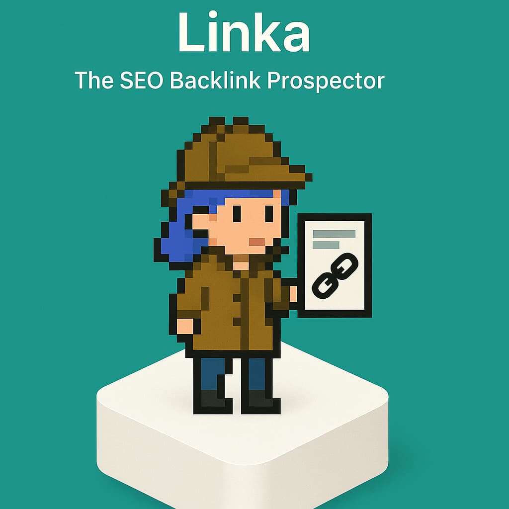 8-bit character version of Linka personified.