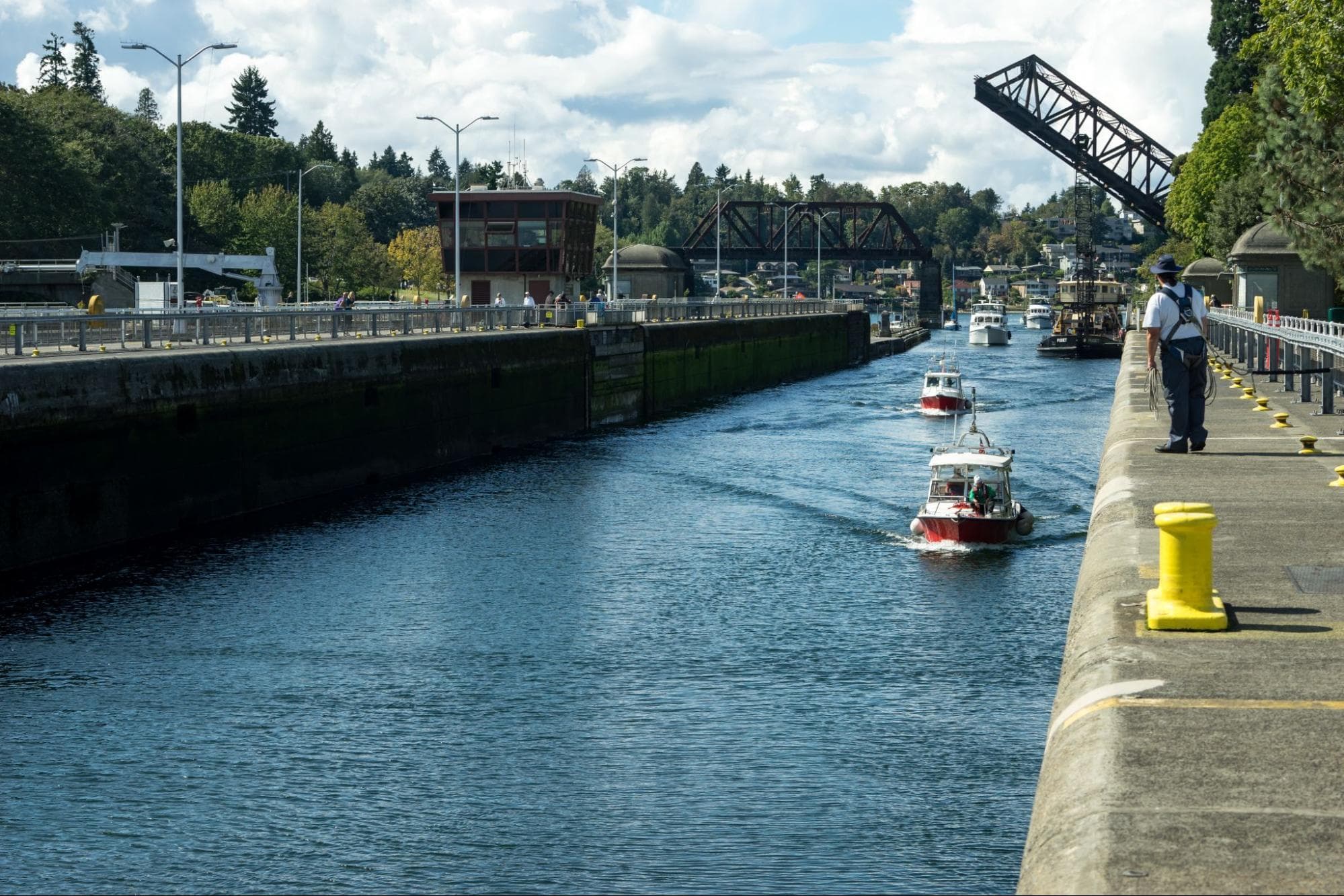 Image of boats on water