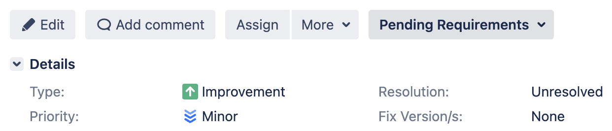 Pending Requirements in JIRA: the waiting room for incomplete tickets