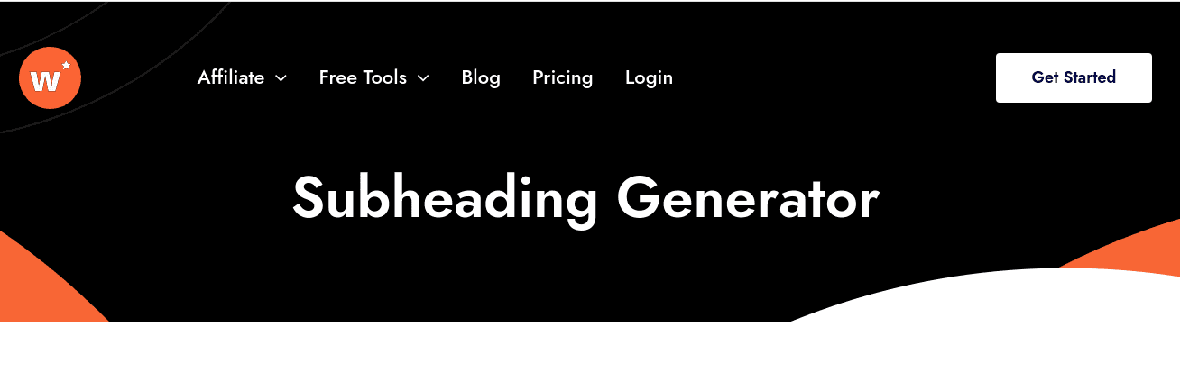 Writecream AI subheading generator