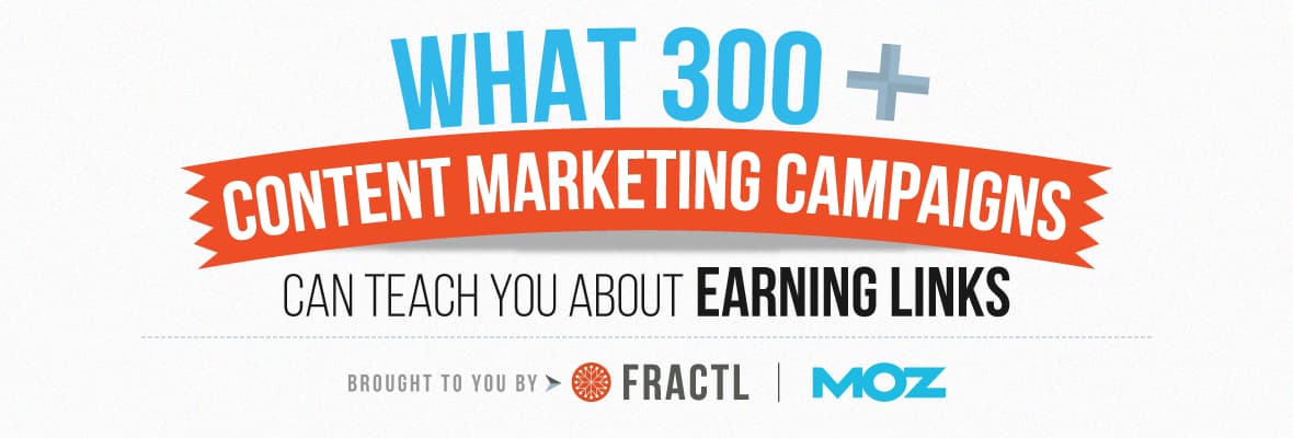What 300+ Content Marketing Campaigns Can Teach You About Earning Links