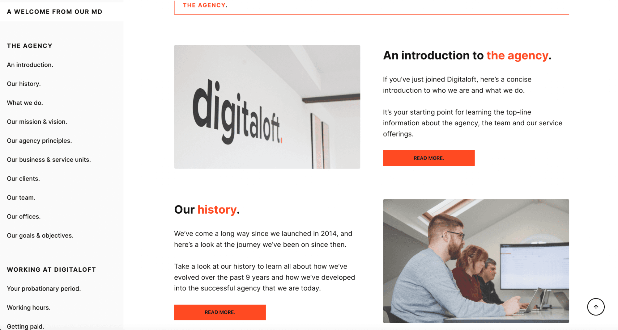 the loftbook for internal communications