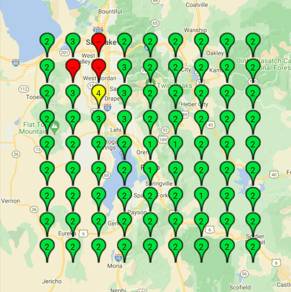 Dominating local search results