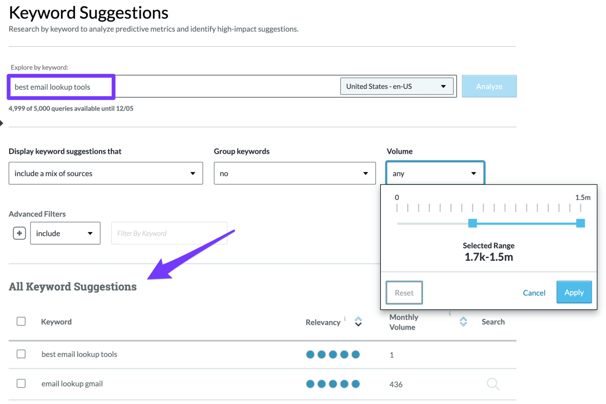How identify high-volume, low-competition keywords with MOZ