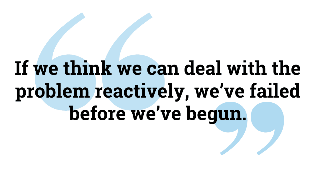 Quote on proactively monitoring burnout