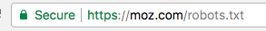 Access your robots.txt file by entering your site's homepage followed by /robots.txt - for example a-moz.groupbuyseo.org/robots.txt.