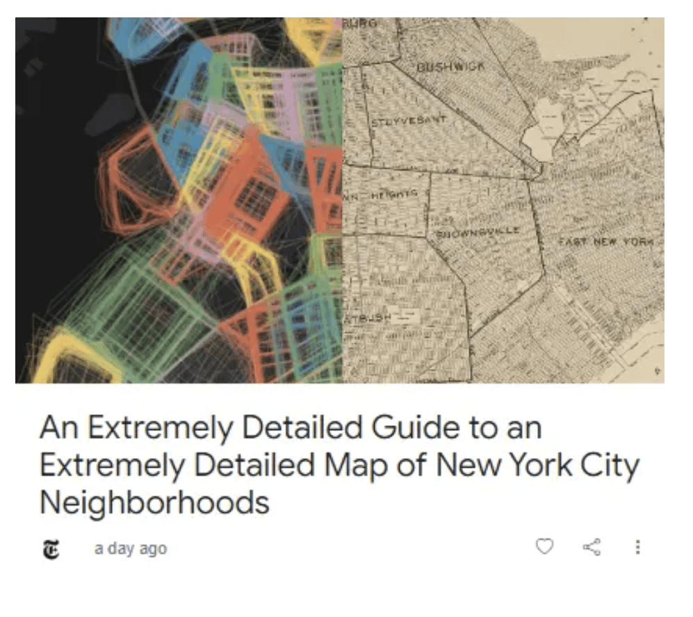 Google Discover results depend heavily on imagery