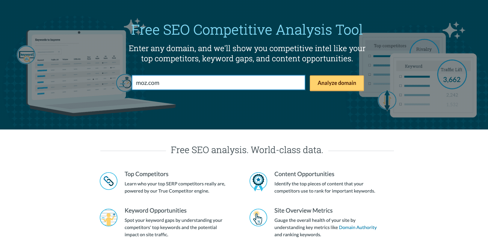 Free SEO Competitive Analysis Tool