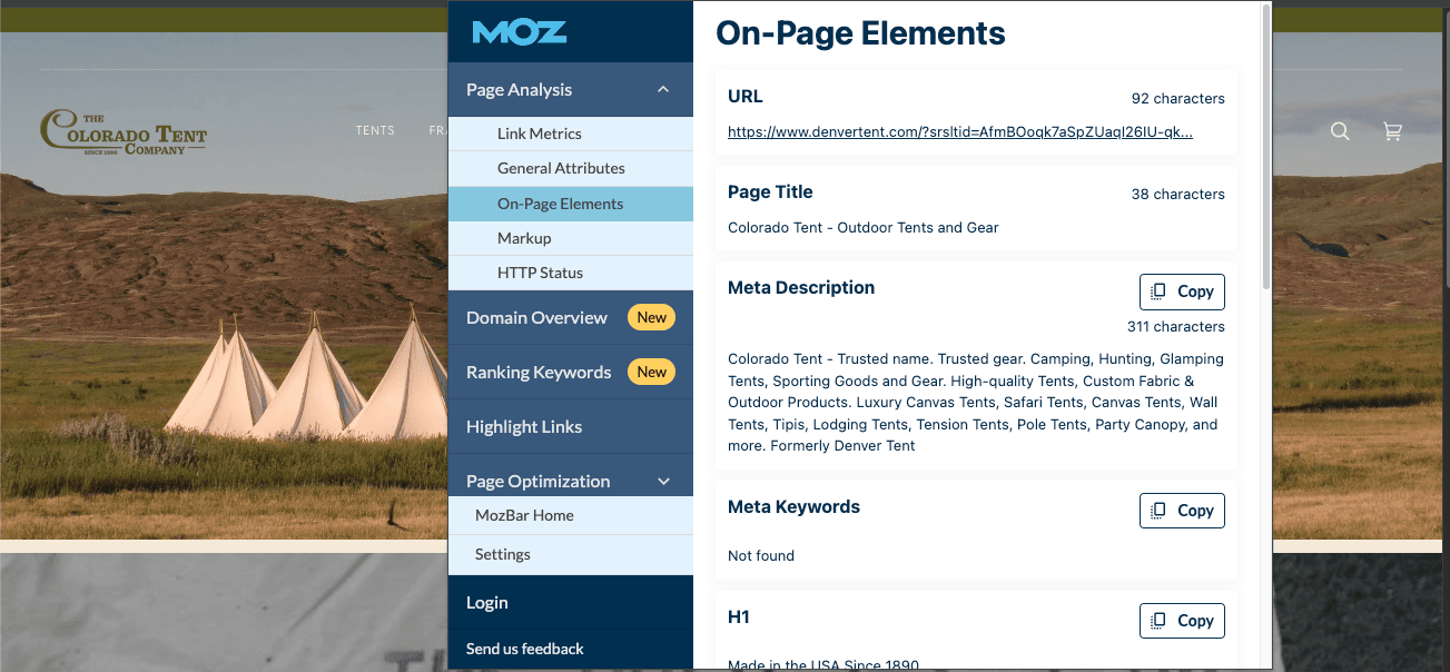 MozBar