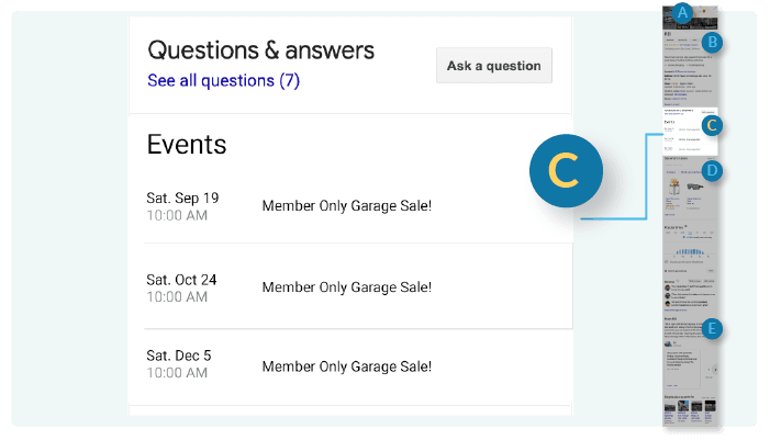 Section C of Google Business Profile