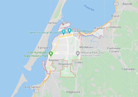 Local Google Map.