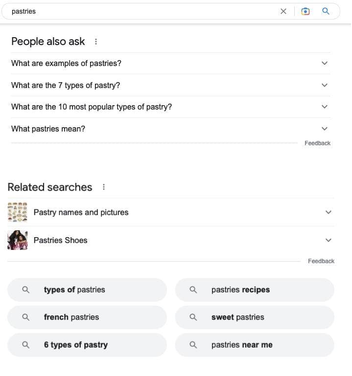 SERP Features: People Also Ask and Related Searches