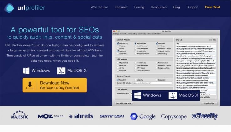 url profiler